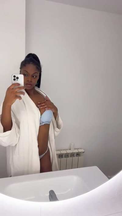 Would you follow me to the bathroom to get a taste?