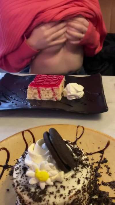 Going out is so much fun with my tits out [gif]