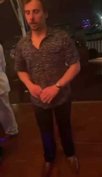 Just busting a dance move..