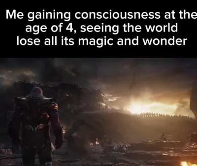 Consciousness is both a blessing and a curse