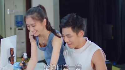 Downblouse in Chinese TV series