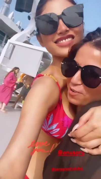 Hottest Show of the week - Mouni Roy white Melons with a Black Mole on it 💦🤤