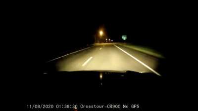 He never saw his stop sign. I woke up not knowing what happened.