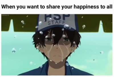 Happiness is only real when it's shared