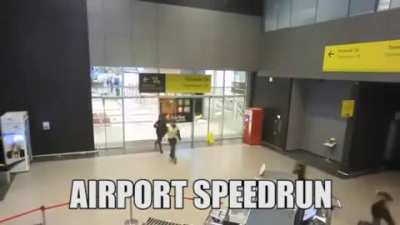 airport speedrun :0