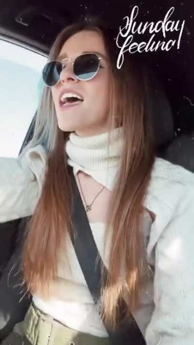 Dancing in the car