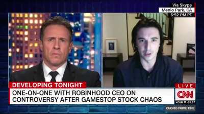 Cuomo vs Robinhood CEO Vlad on the GME Freeze!
