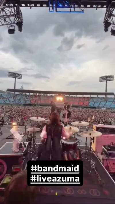 BAND-MAID Instagram Story 2025-10-22 JST - Live Azuma