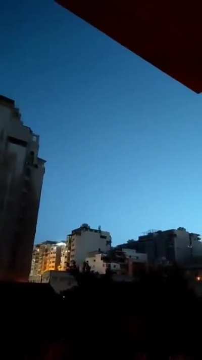 Chinese rocket passing over my city