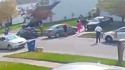 Security camera captures Ma’khai Bryant altercation, police shooting