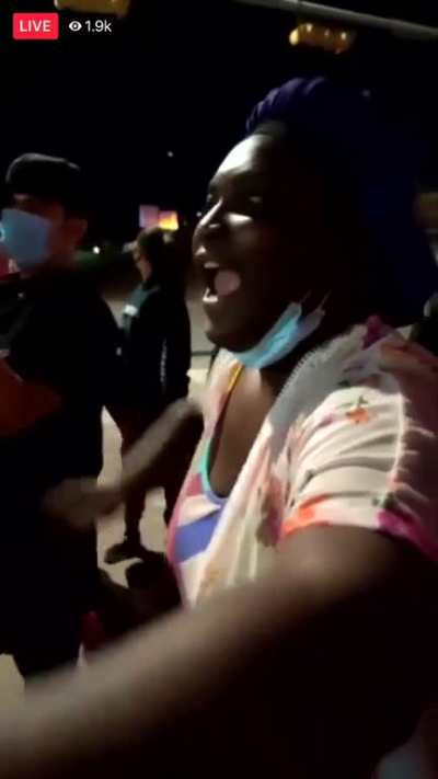 Older Black Woman Shames Riot Police Into Submission
