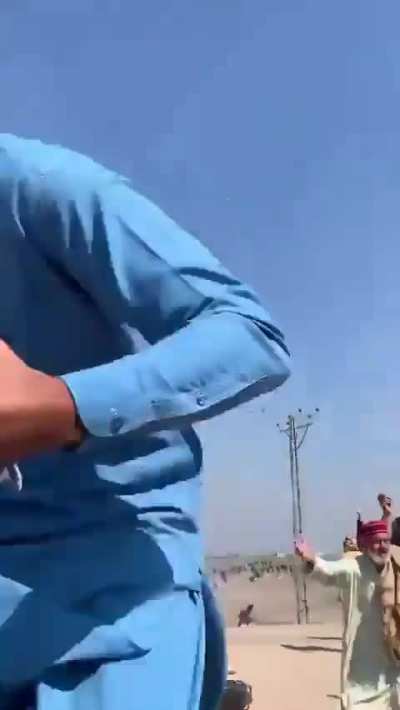 Pakistani security forces directly fire at thousands of PTM activists on way to the Pashtun National Court or Jirga in Khyber