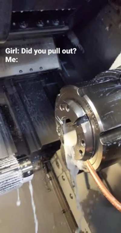 When you're G81 and she tells you to M00 but you M08.