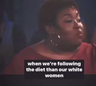 HMBCs - Woman explains that it’s not her fault she’s fat. It’s the Racism that did it…