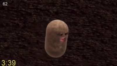 Potato man goes hysterical