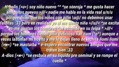 Dios, si no nos has abandonado por la simple estupidez humana que hay en el planeta, o si estás ahí y me escuchás, te pido de favor que matés a todos los furros, Otakus amantes del hentai que no se bañan, matá a todas las personas que rolean en discord, t
