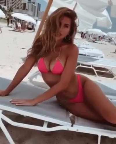 Pink bikini