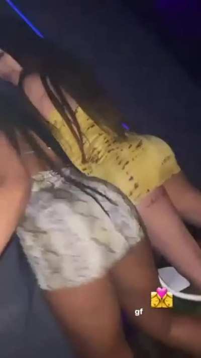 Slight upskirt