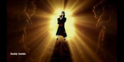Itachi with a sax