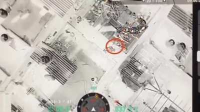 Drone Footage Showing Palestinian Soldiers Getting Surprised Attacked