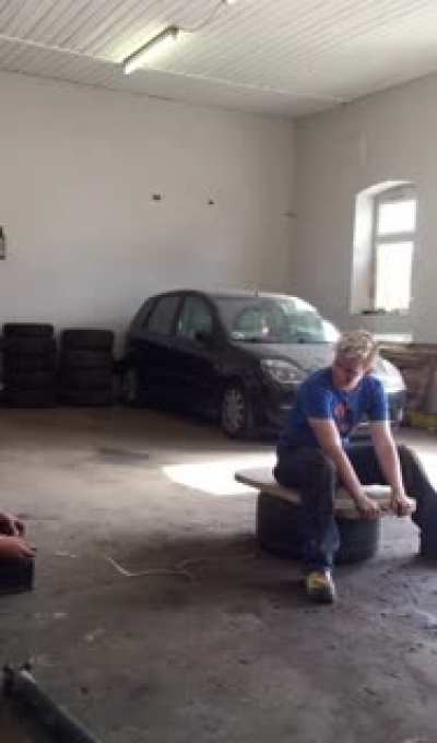 HMB while I sit on an airbag