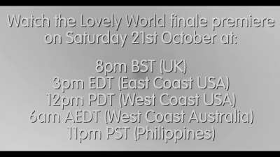 Gentlemen, clear your calendars and synchronise your watches one last time. 