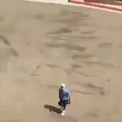 WCGW throwing a coke bottle at the 4th floor.