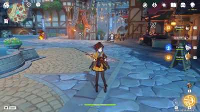 Quick look of how far C0 Chiori's doll AoE detection range
