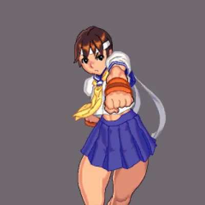 sakura training without panties