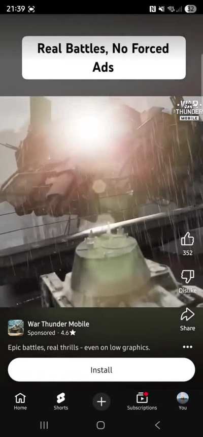 Current state of war thunder ads