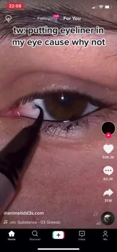 My eye doesn’t feel so good