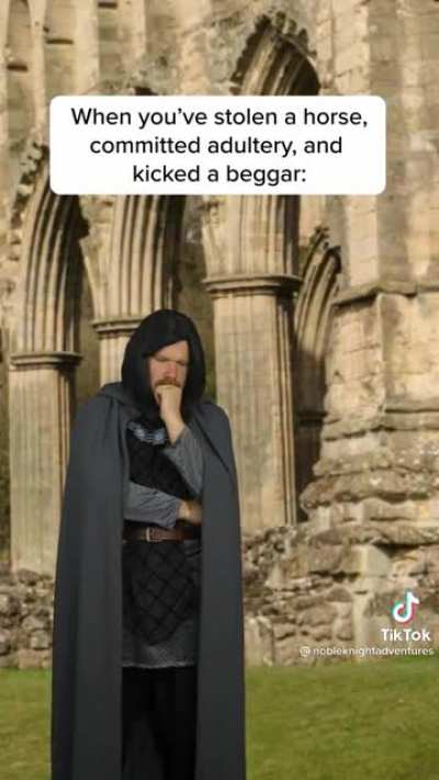 Just repent and it's all forgiven