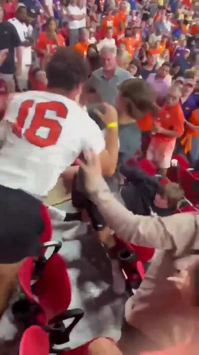 drunk man gets beaten by a teen