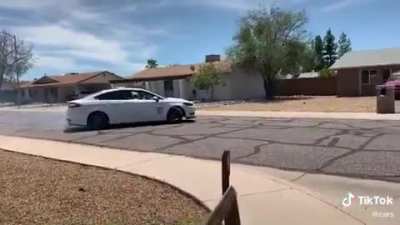 Ford Fusion with V8 engine swap