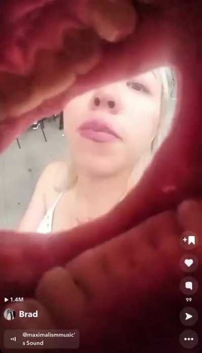 Blursed camera mouth