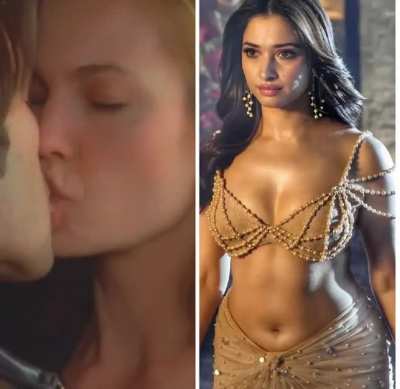 Tamannaaah 🥵 sucking her lips, groping & sucking her titties like this then fuck her ass without lube 💦💦