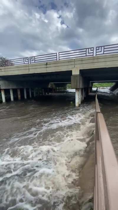 Cascade Creek under Civic Center Drive