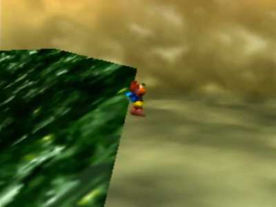 Solo Banjo defies the laws of slopes in Banjo-Tooie