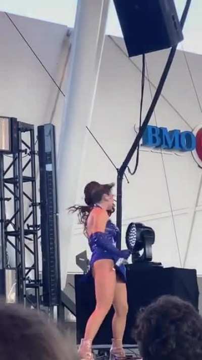 Bouncy on stage