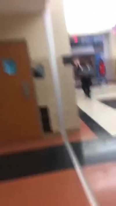 Someone set the fucking bathroom on fire at my school