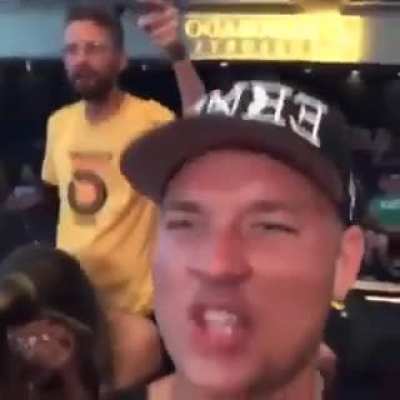 When the crowd is more entertaining the the fight