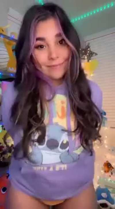 Would you suck my nipples under the Christmas tree?