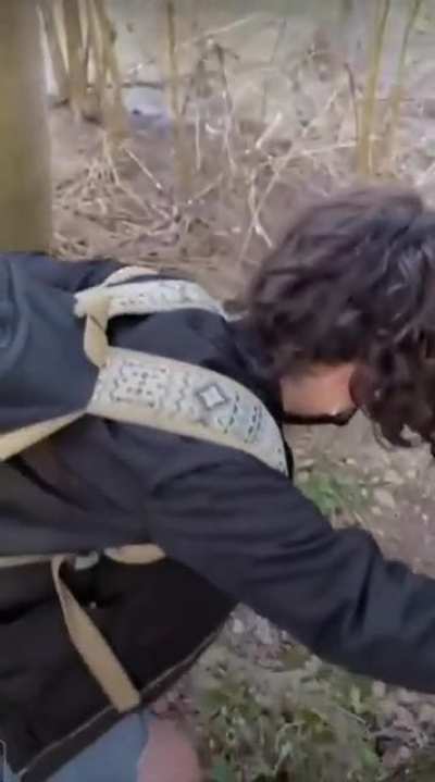 WCGW if go down this steep hill while carrying a lot of weight.