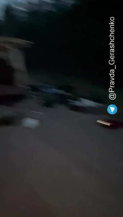Russians who tried to flee Lyman today (spoiler: it didn't work)