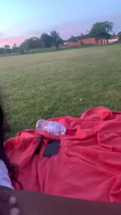 our picnic got a little messy