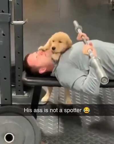 His ass isn't working out