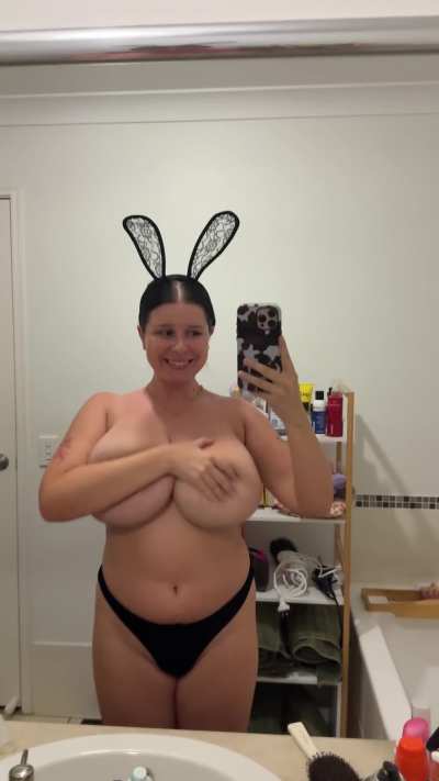 Your very own naughty bunny