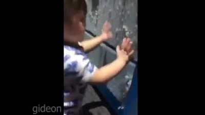 Kid meets his match