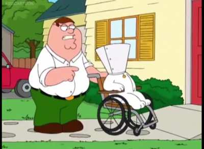 Peter takes Joe’s ramp