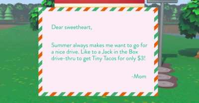 The ideal island: all the fruit and a Jack in the Box. Especially since Tiny Tacos are here to stay. Drive-thru today and get a box for only $3!